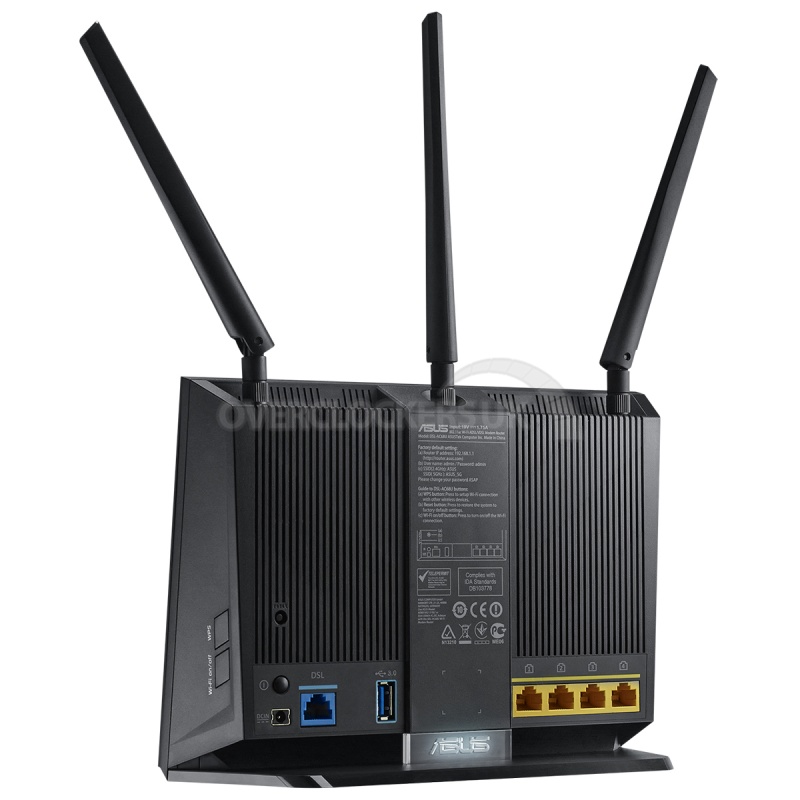 مودم روتر ADSL ایسوس DSL-AC68U Dual Band Wireless AC1900 Gigabit ADSL/VDSL Modem Router