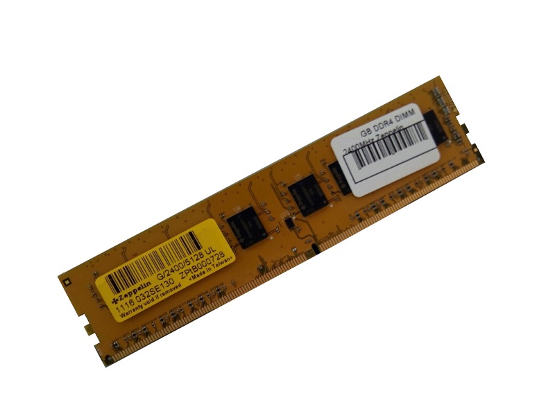 رم کامپیوتر DDR۴ زپلین گیگابایت فرکانس ۲۴۰۰ مگاهرتز Zeppelin DDR4 4GB 2400MHz CL16 Single Channel Desktop RAM 