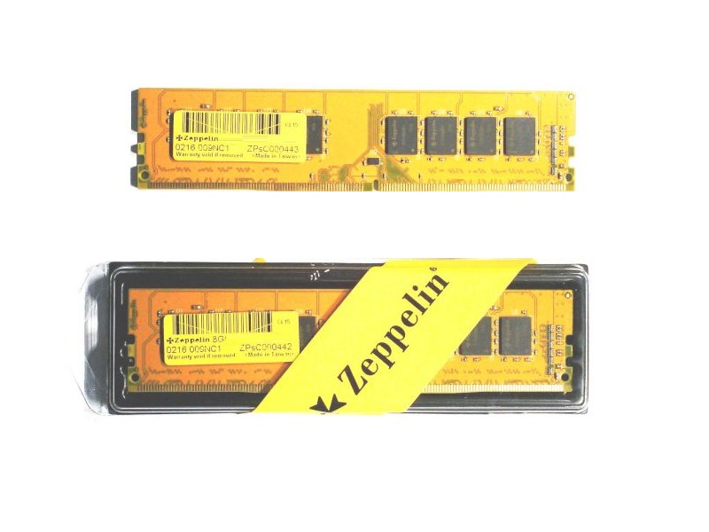 رم کامپیوتر DDR۴ زپلین ۴ گیگابایت با فرکانس ۲۴۰۰ مگاهرتز Zeppelin DDR4 4GB 2400MHz CL16 Single Channel Desktop RAM 