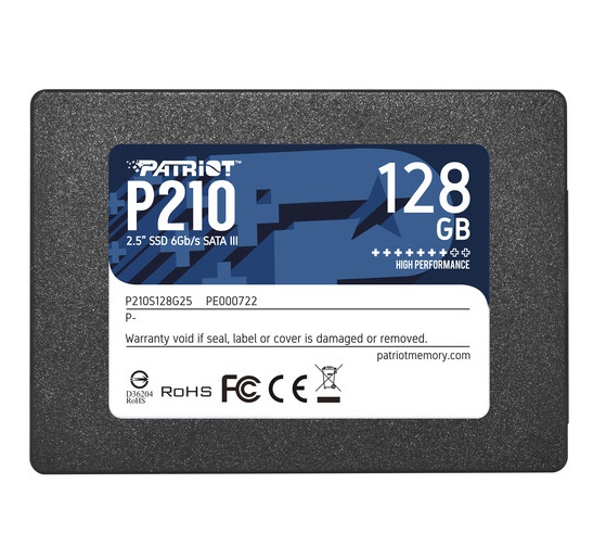 حافظه SSD اینترنال پاتریوت مدل P210 Sata III ظرفیت 128 گیگابایت
