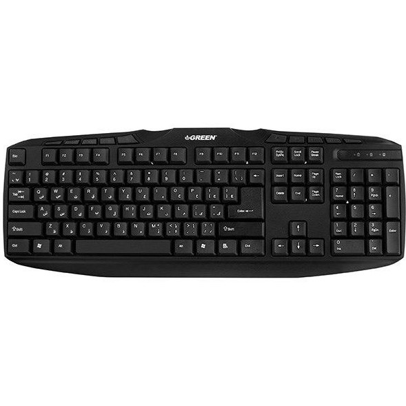 کیبورد گرین کیبورد گرین مدل GK-302 با حروف فارسی