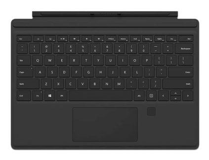 کیبورد تبلت مایکروسافت مدل Type Cover With FingerPrint ID مناسب برای تبلت مایکروسافت Surface Pro