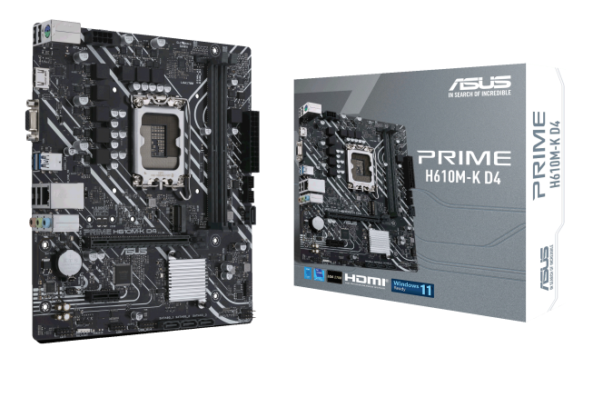 مادربرد ایسوس مدل PRIME H610M-K D4 سوکت 1700