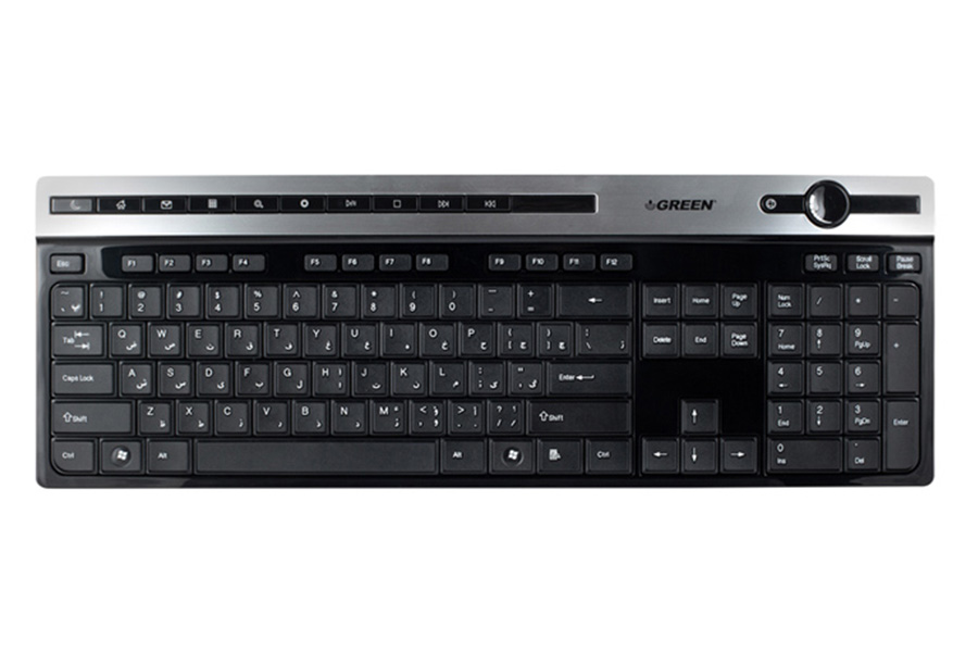 کیبورد گرین مدل GK-503 با حروف فارسی