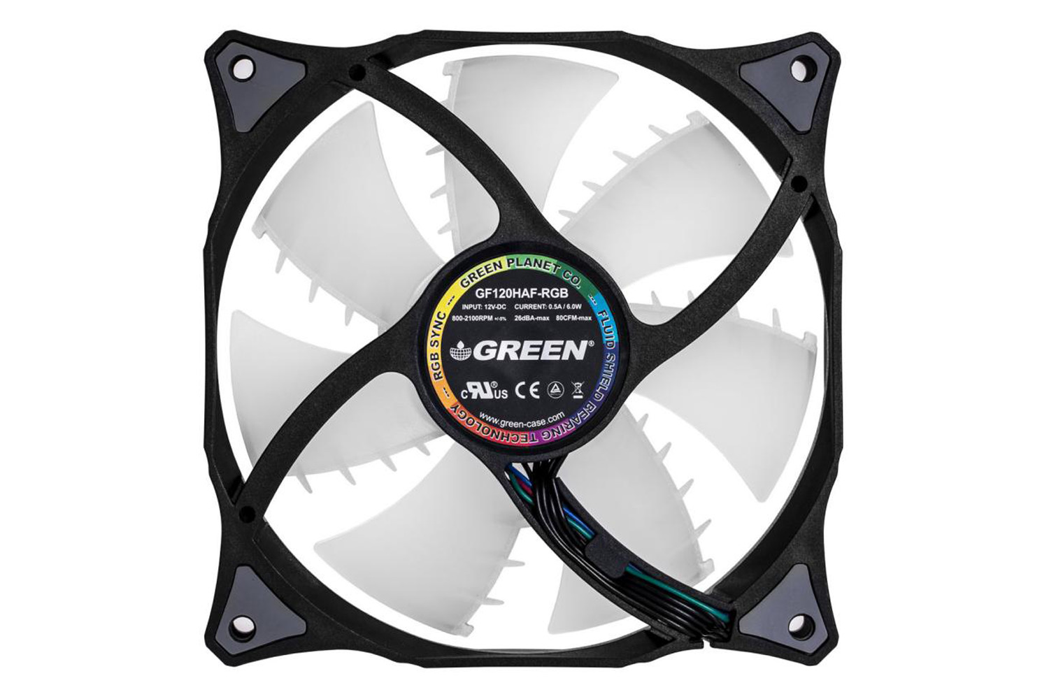   فن کیس گرین GF120-RGB