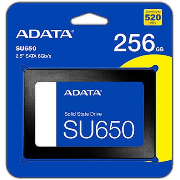 حافظه SSD اینترنال ای دیتا مدل SU650 با ظرفیت256گیگابایت