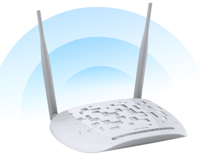 مودم روتر ADSL تی پی لینک W8961N 300Mbps