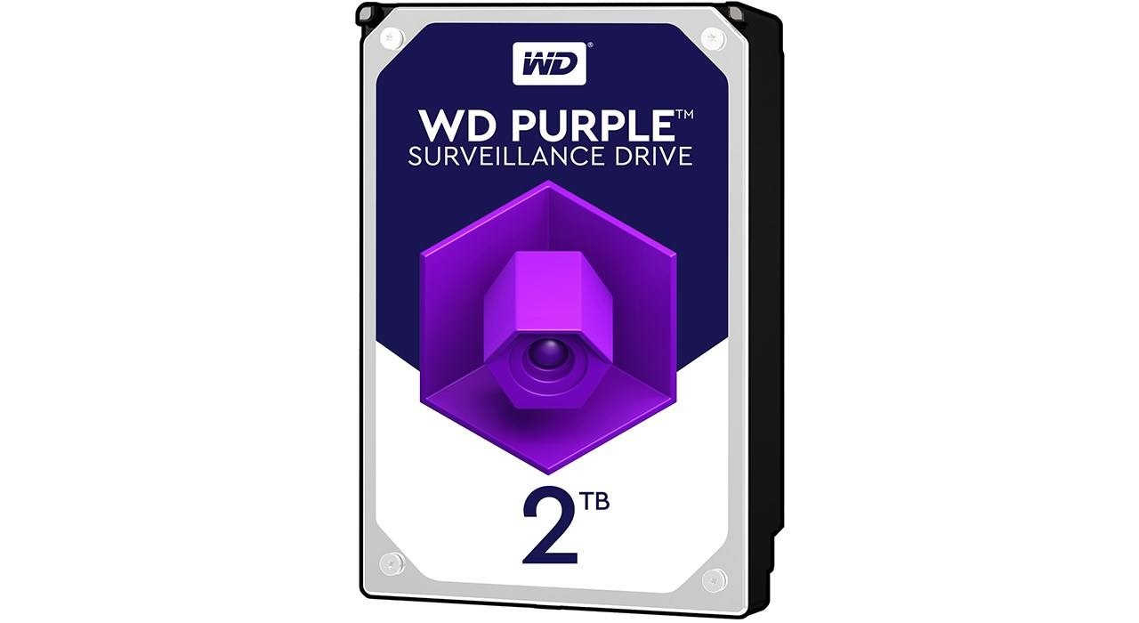 هارد اینترنال وسترن دیجیتال WD20PURZ Purple 2TB 64MB Cache 